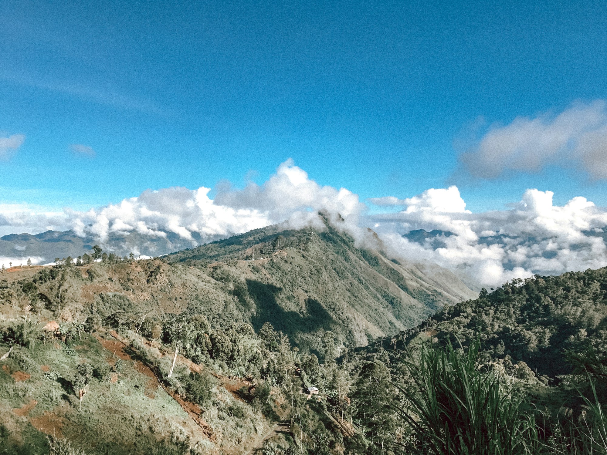 Highlands landscape of Papua New Guinea